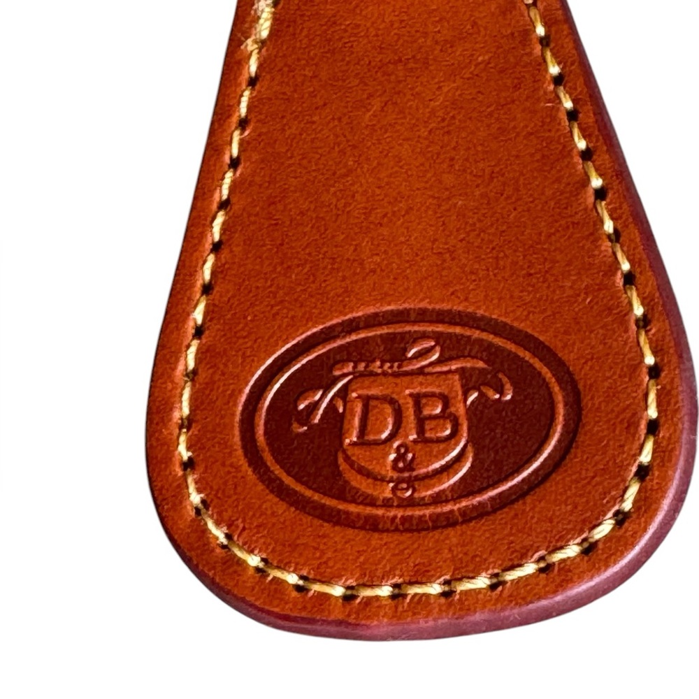 Brown Leather Keychain - Picture 2 of 5